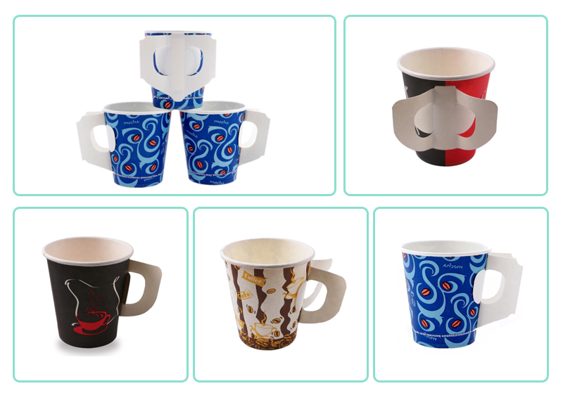 Disposable Paper Coffee Cups With Handles 