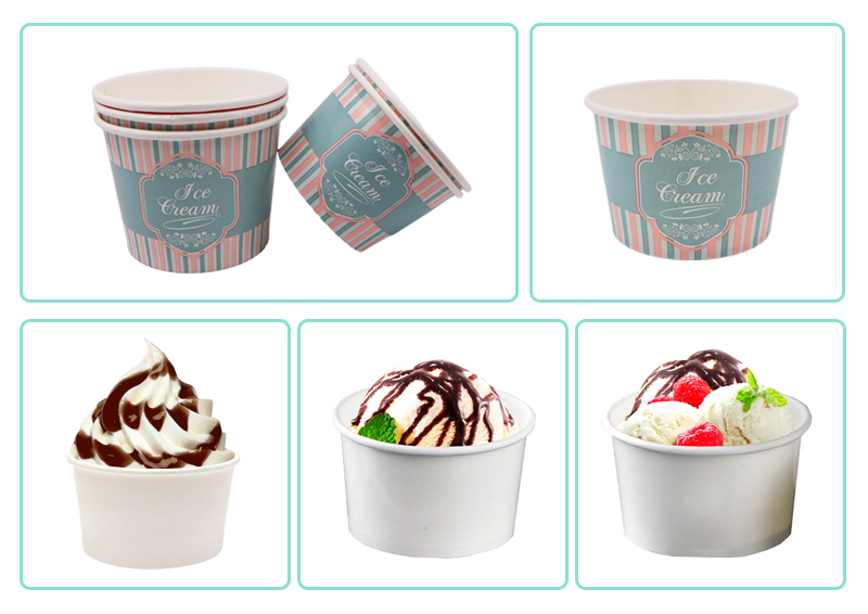 Disposable ice cream cups