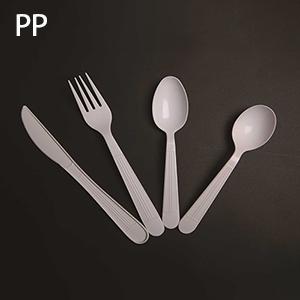 Plastic knife fork spoon