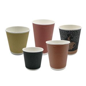 Ripple wall paper cups